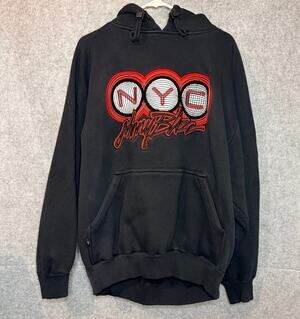 Vintage 90s Johnny Blaze NYC Wu-Tang Method Man Heavyweight Hoodie Size XL